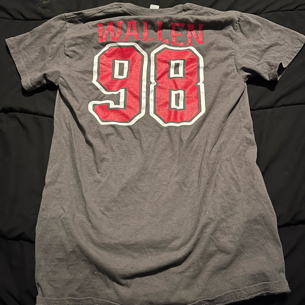Morgan Wallen grey Braves T-shirt